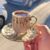 طقم قهوه بورسلين 12 ق   كود Ek-700